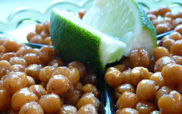 Chickpeas — Spicy and BAKED!!!